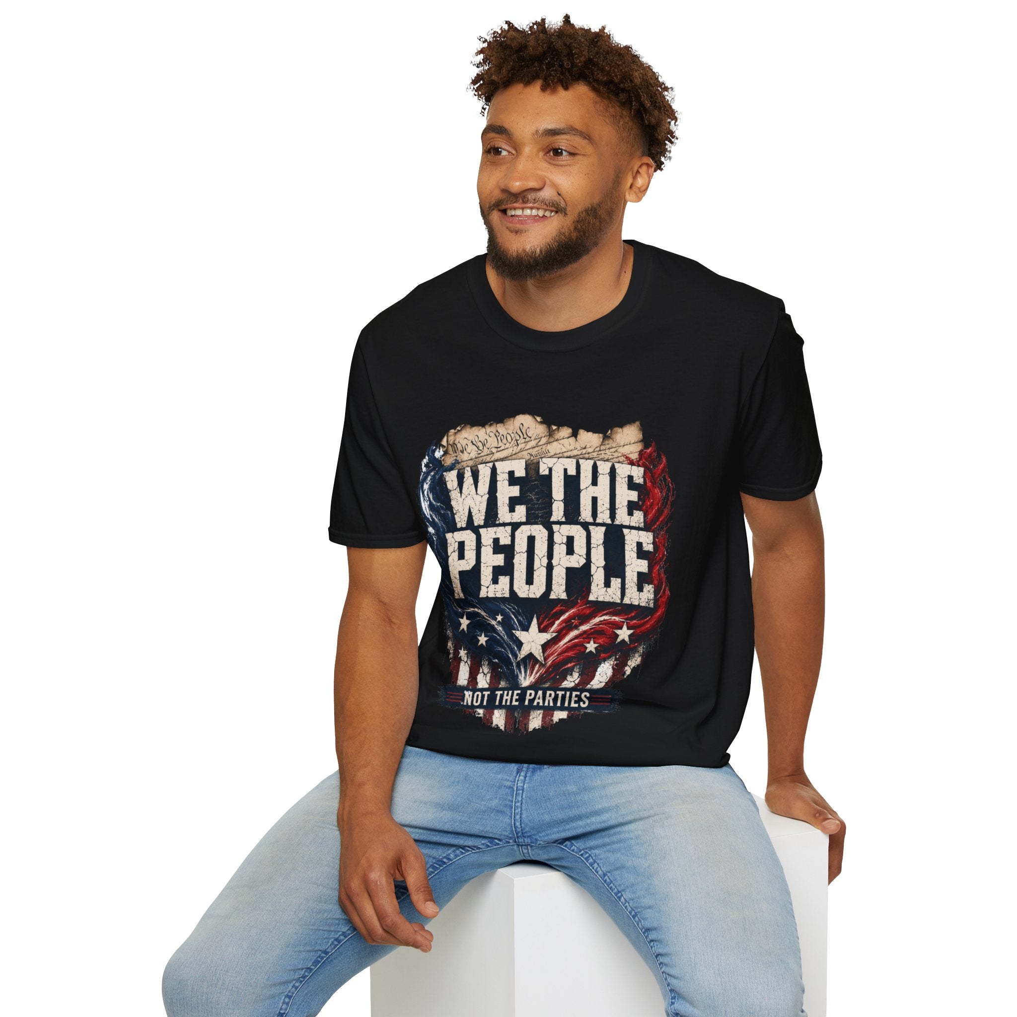 We The People T‑Shirt — Patriotic Americana Tee with ‘We The People’ Design