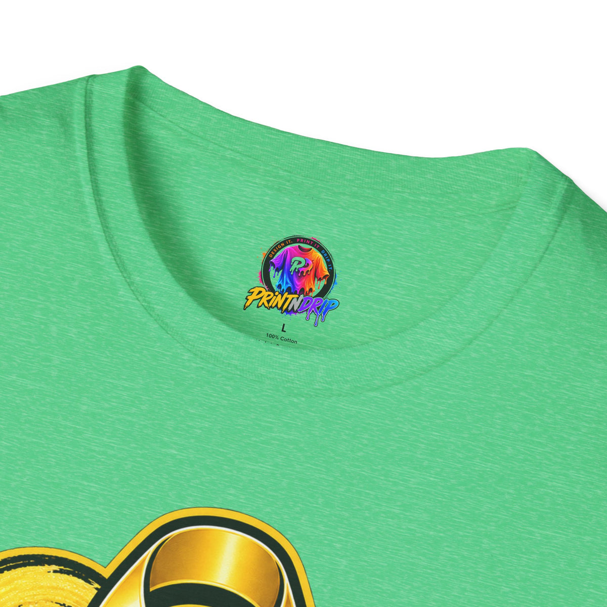 Gold September T-Shirt — Childhood Cancer Awareness Ribbon Tee