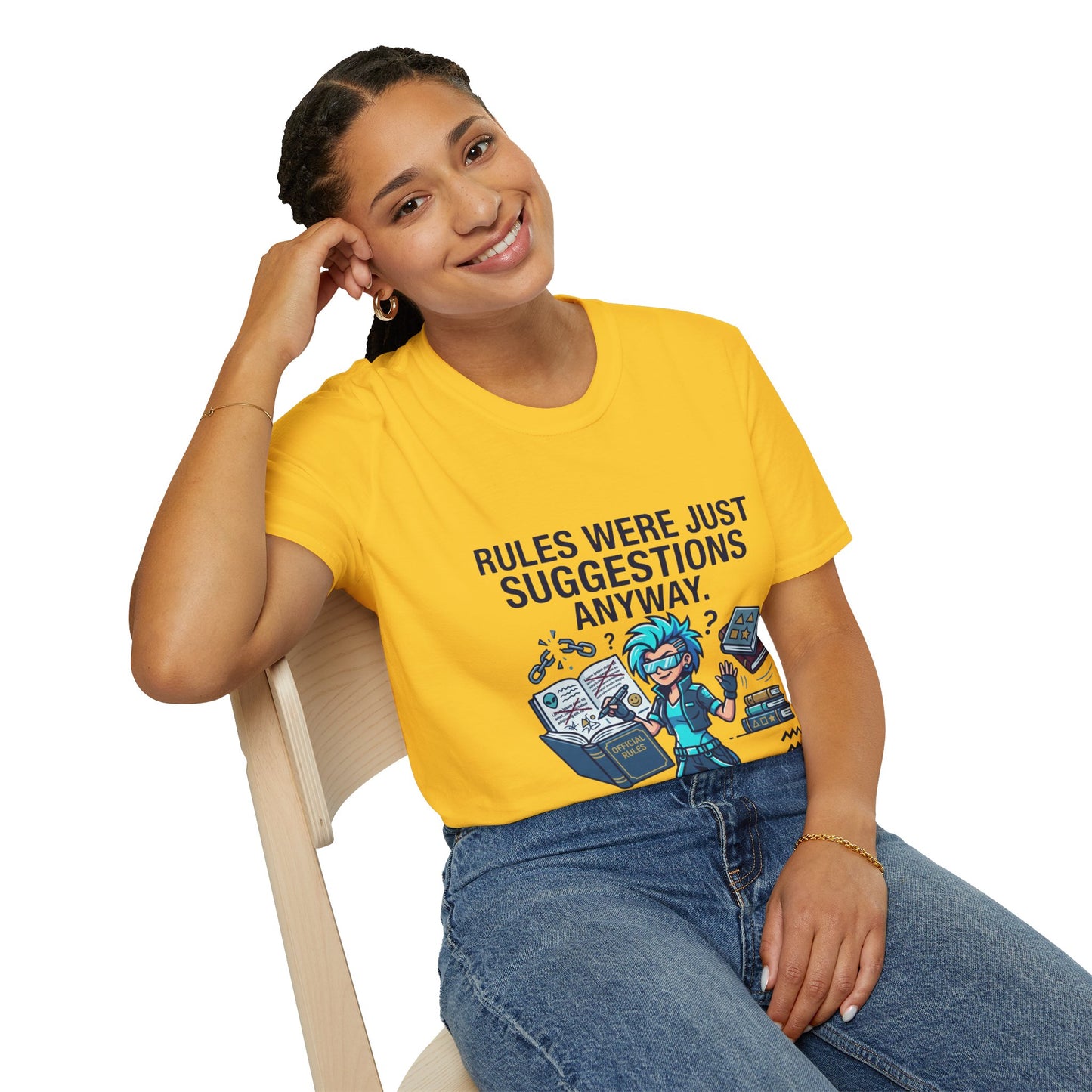 Aquarius Zodiac T‑Shirt — "Rules Were Just Suggestions Anyway" Graphic Tee