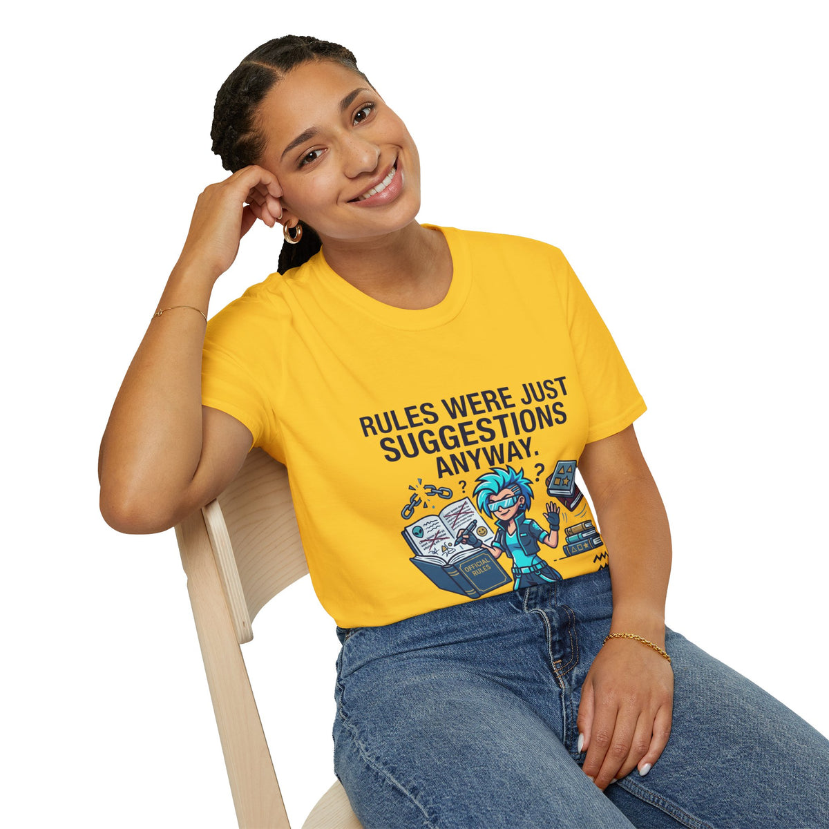 Aquarius Zodiac T‑Shirt — "Rules Were Just Suggestions Anyway" Graphic Tee