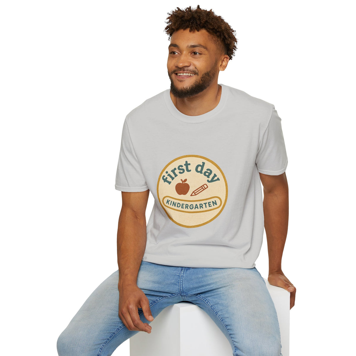 First Day Kindergarten Badge T-Shirt — Cute Back-to-School Tee for Teachers & Parents - Trending Now - August 2026