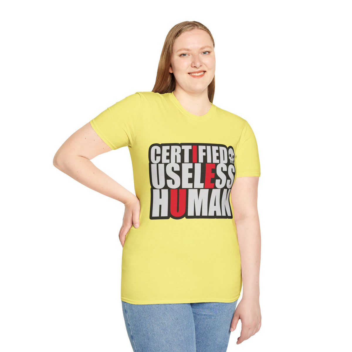 Certified Useless Human T-Shirt — Funny Sarcastic Graphic Tee - Trending Now - August 2026