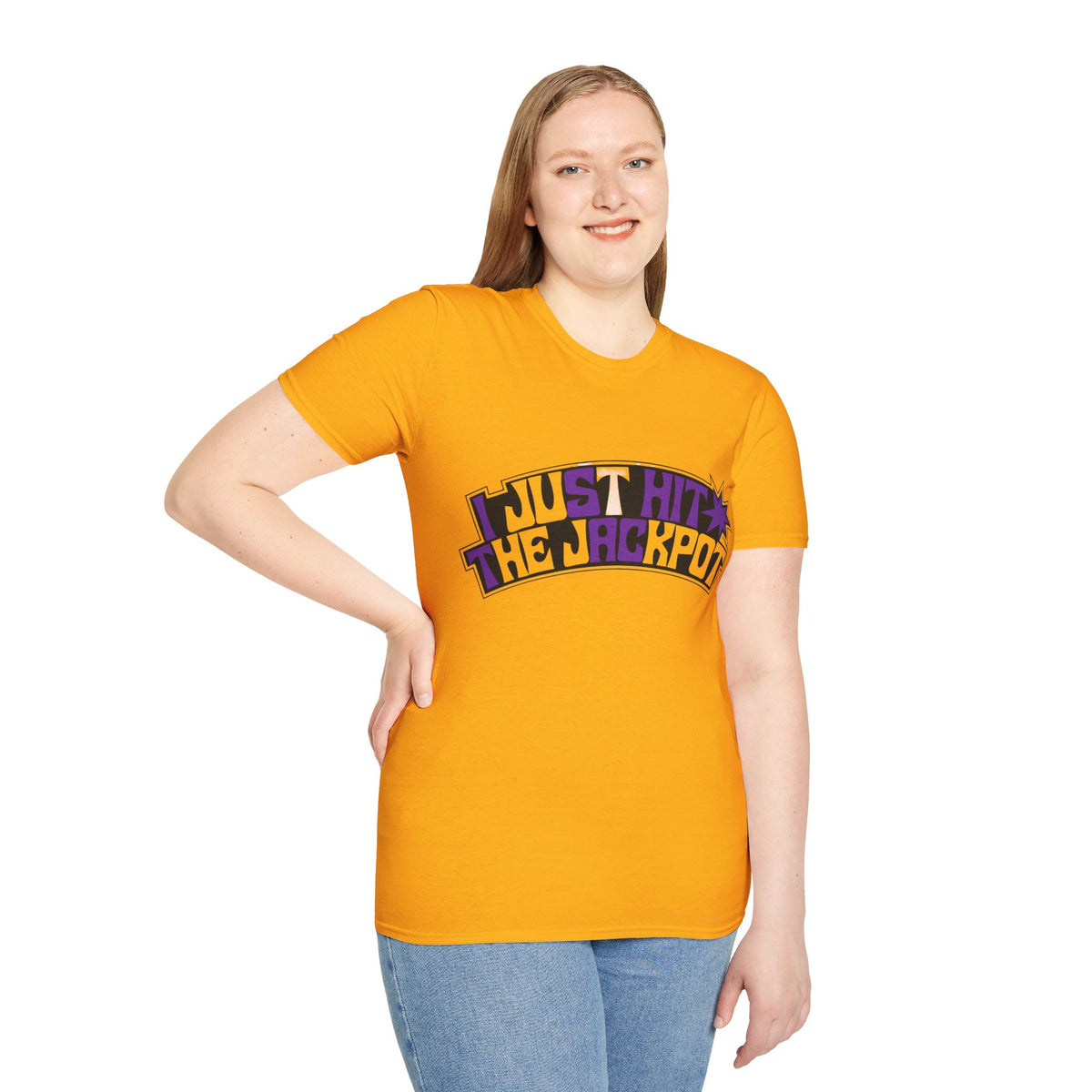 Just Hit the Jackpot T-Shirt — Retro Casino Graphic Tee - Trending Now - August 2026