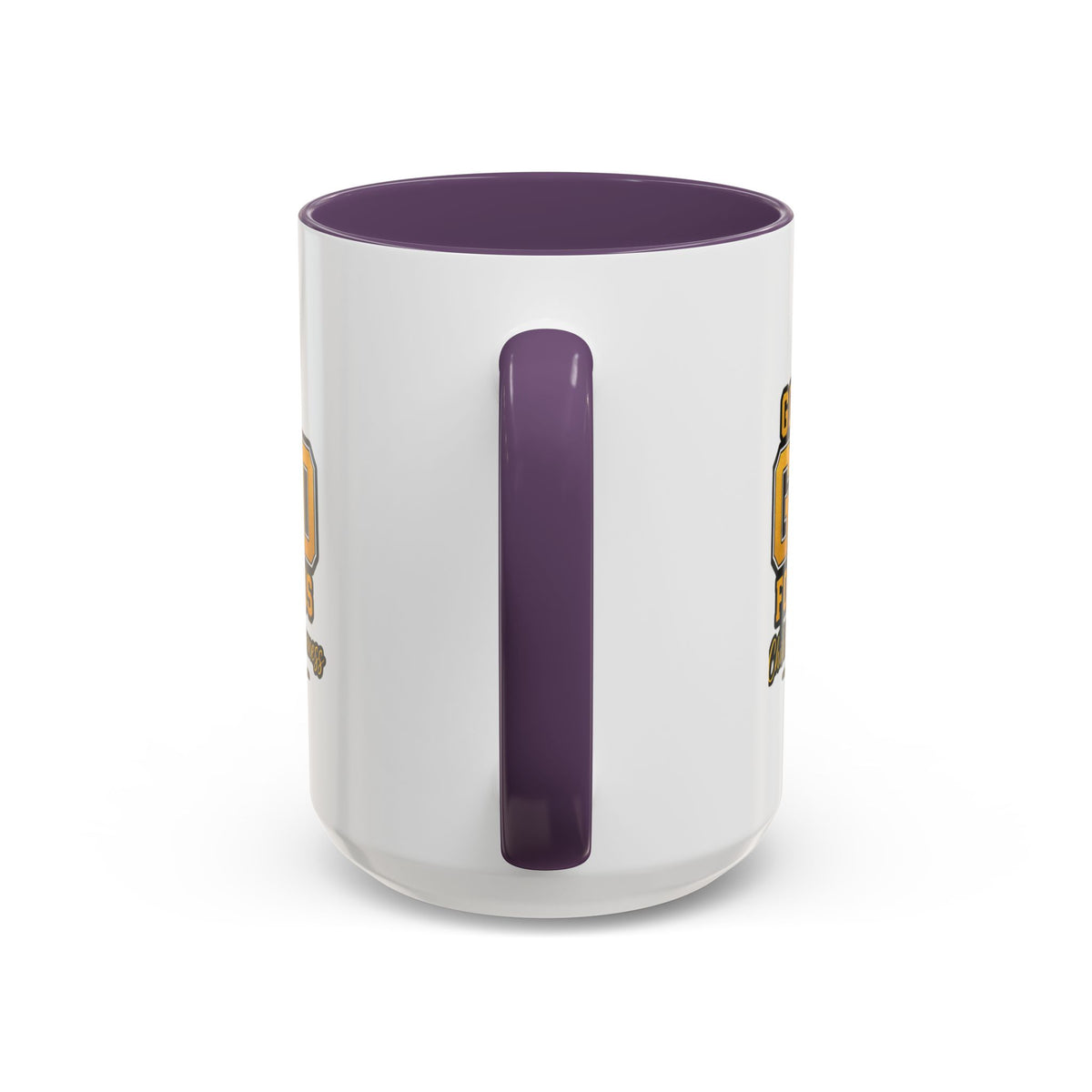Gold For The Kids Coffee Mug — Childhood Cancer Awareness Accent Mug (11/15oz)
