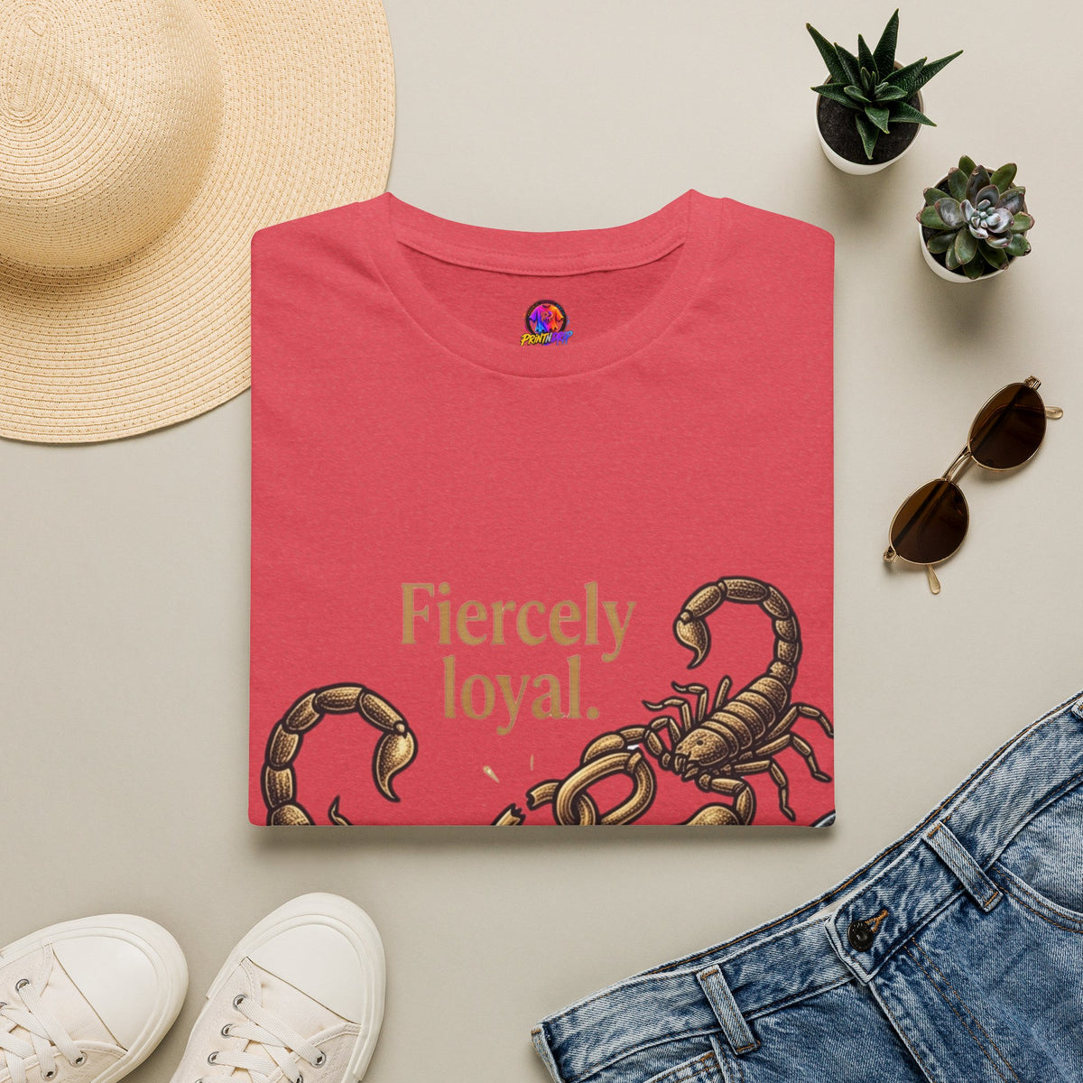 Scorpio T-Shirt — Fiercely Loyal, Easily Detached Zodiac Tee