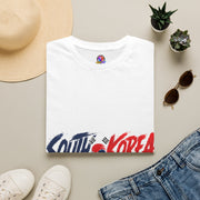 South Korea Flag Brushstroke T-Shirt — Patriotic Korean Travel Tee