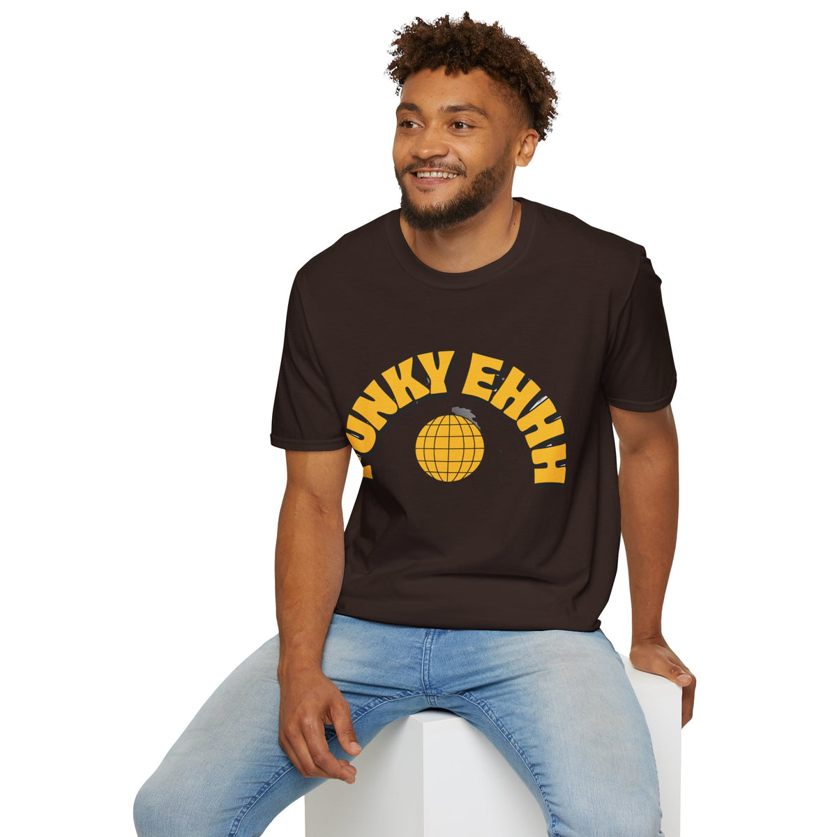 Funky Ehhh T-Shirt — Retro Yellow Disco Graphic Tee - Trending Now - August 2026