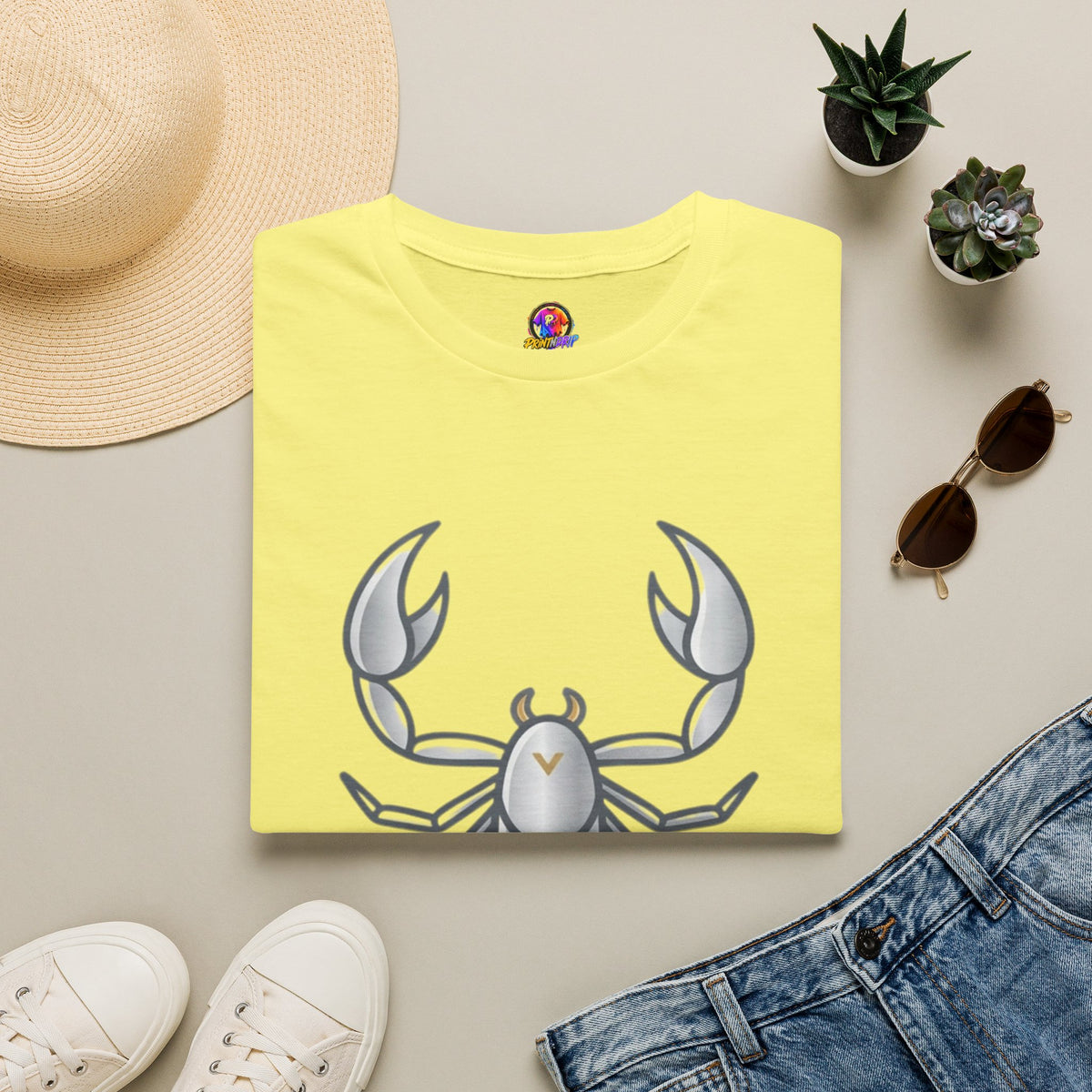 Scorpio Scorpion T-Shirt — Zodiac Graphic Tee for Scorpio Season