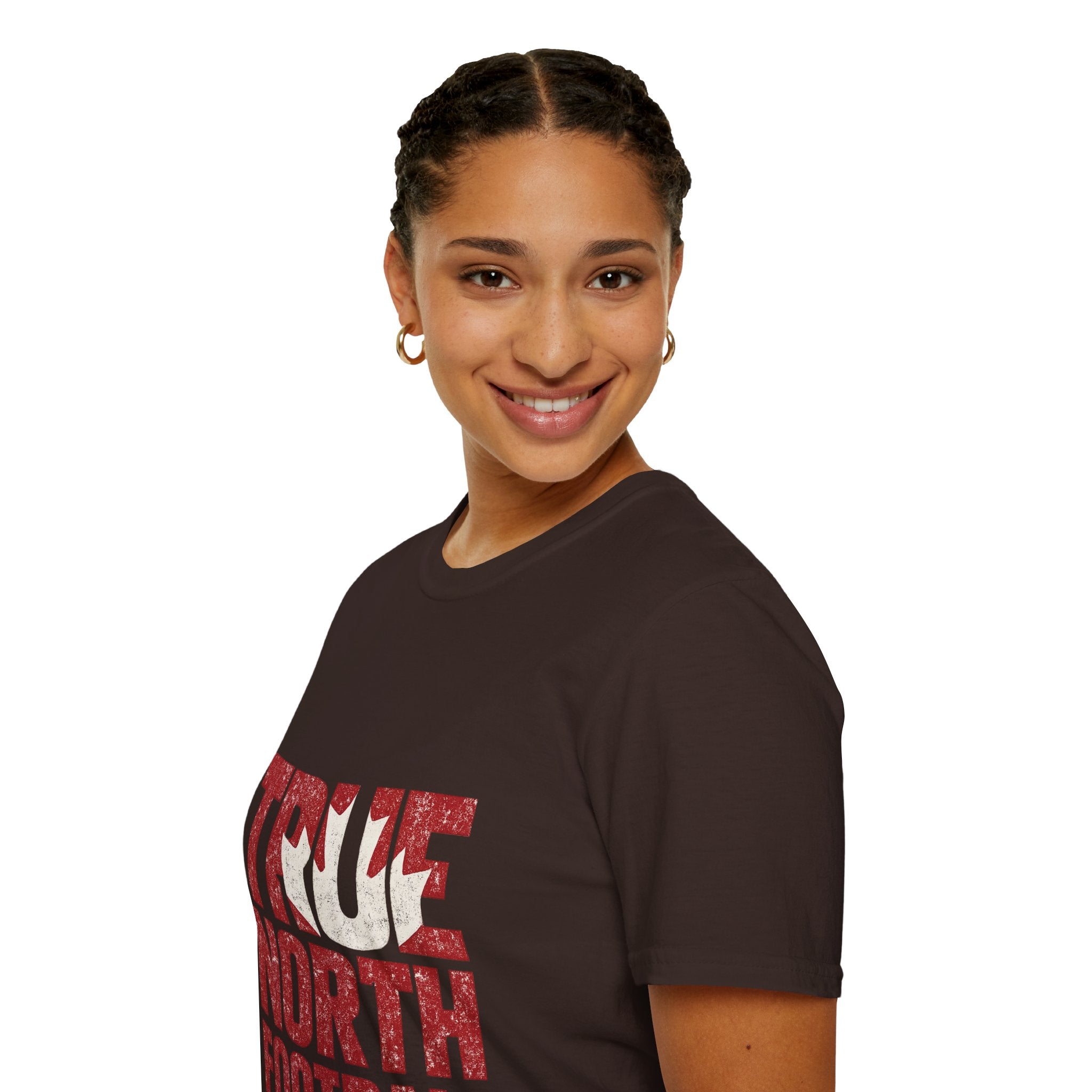 Canada True North Football T-Shirt — Vintage Canadian Leafs Sports Tee