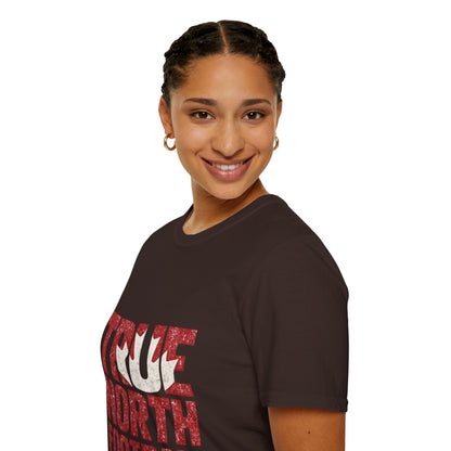 Canada True North Football T-Shirt — Vintage Canadian Leafs Sports Tee