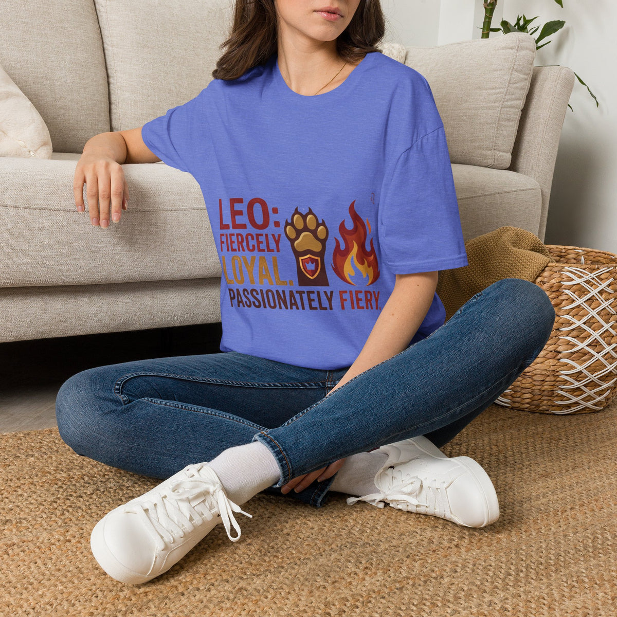 Leo Zodiac T-Shirt — Fiercely Loyal, Passionately Fiery Tee