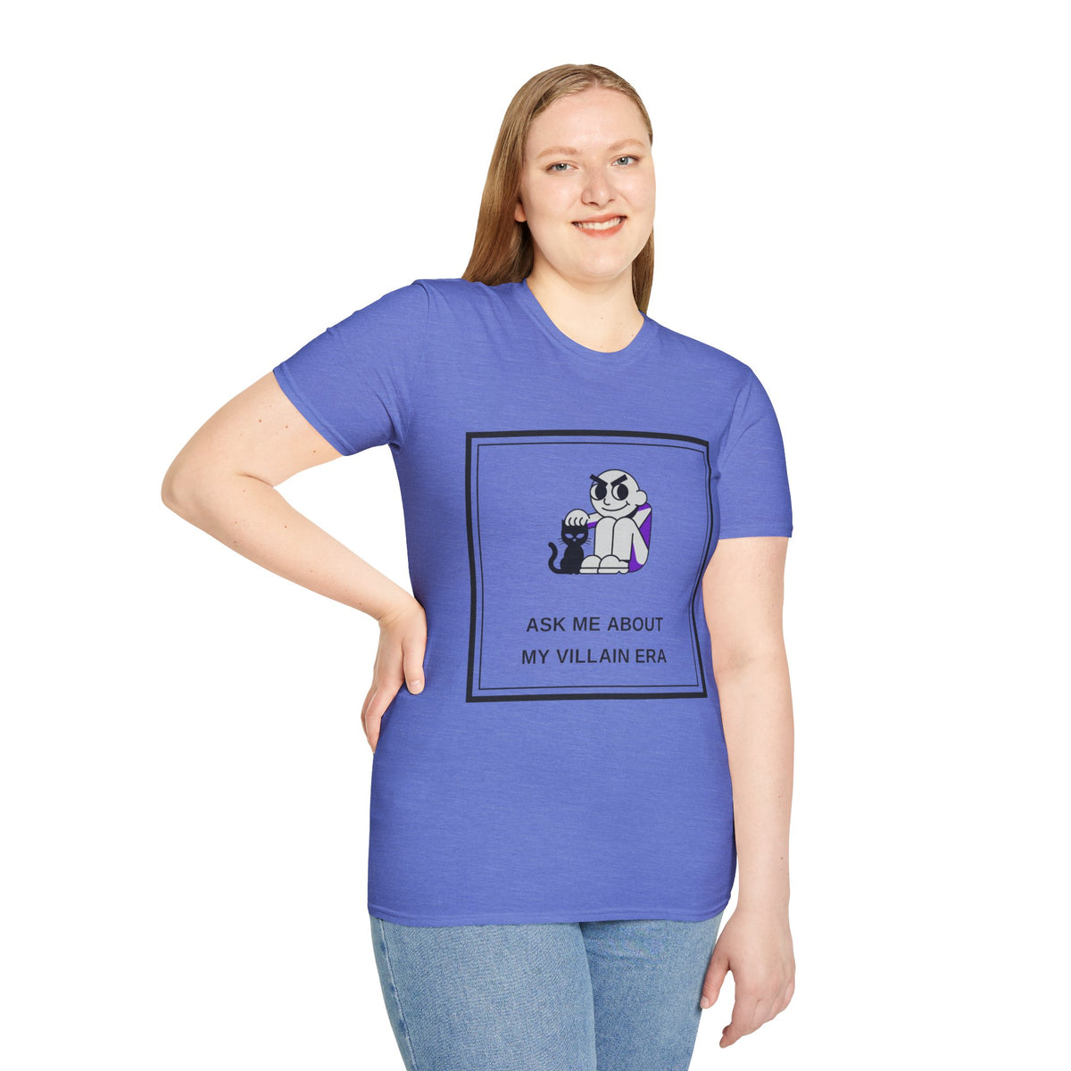 T-Shirt — "Ask Me About My Villain Era" Graphic Tee (Cute Villain Skull Design) - Trending Now - August 2026