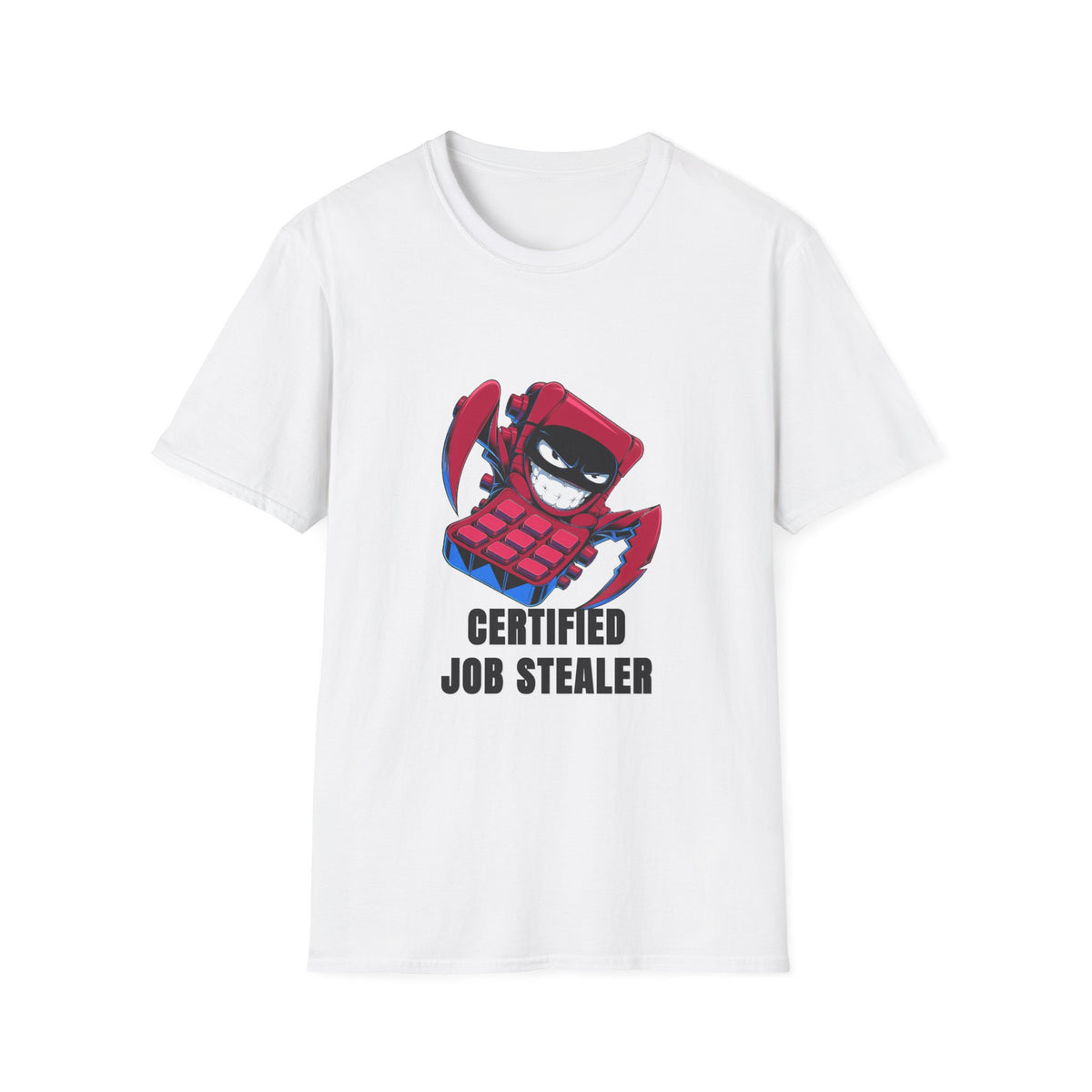 Certified Job Stealer T-Shirt — Funny Cartoon Ninja Heist Tee - Trending Now - August 2026