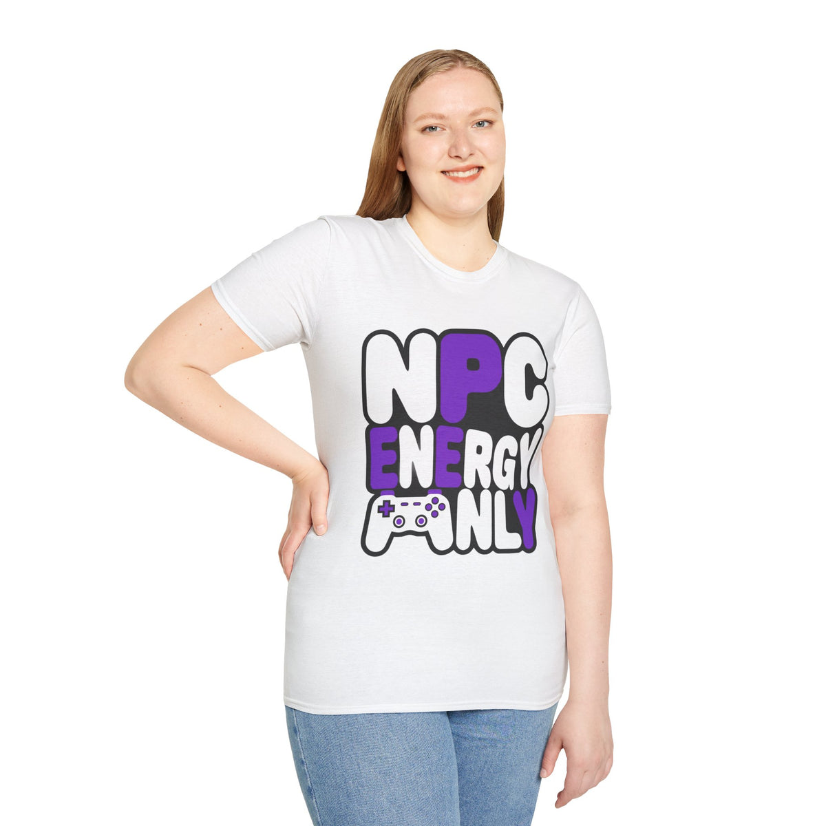 NPC Energy Only T-Shirt — Gamer Graphic Tee - Trending Now - August 2026