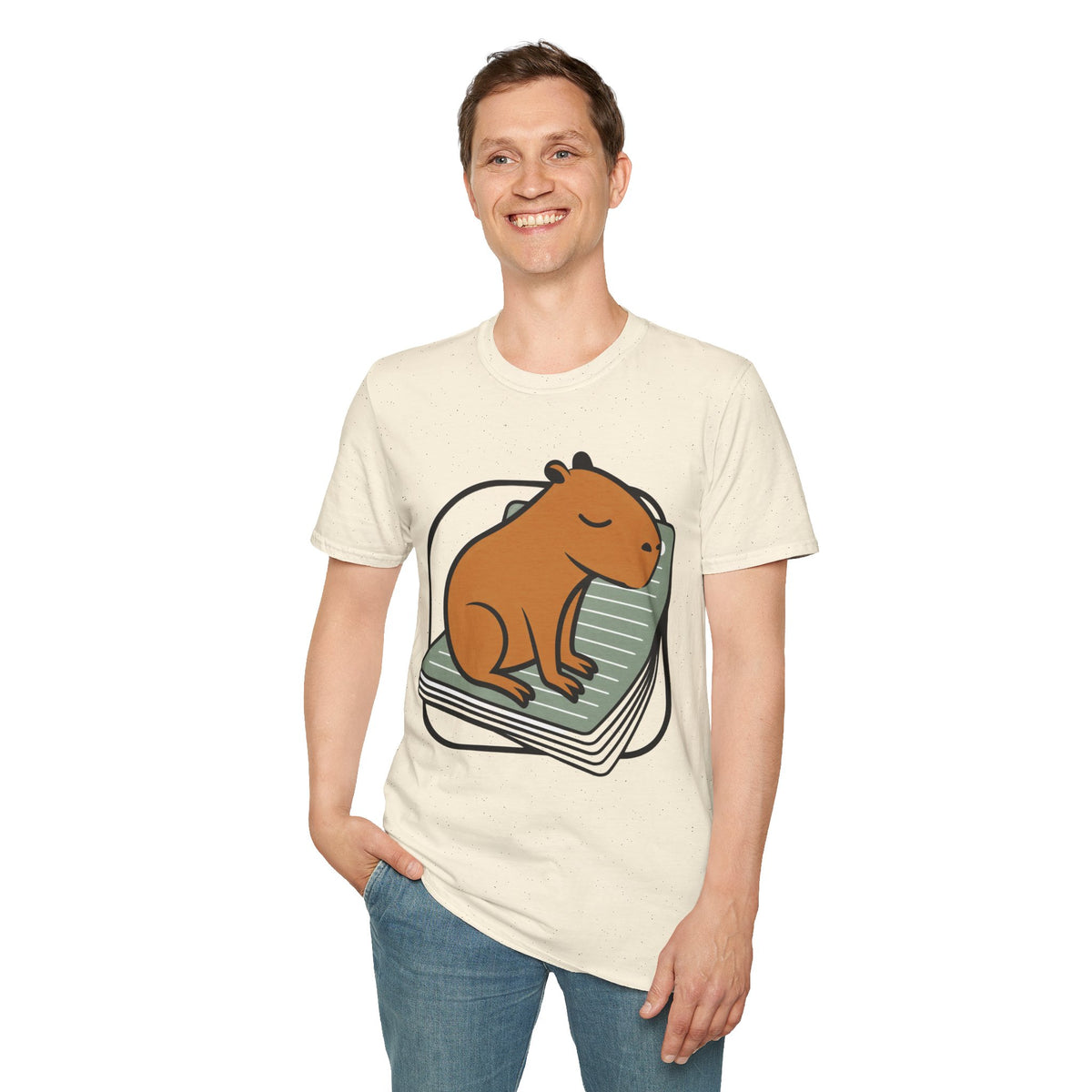 Capybara Nap T-Shirt — Cute Relaxed Capybara Illustration Tee - Trending Now - August 2026