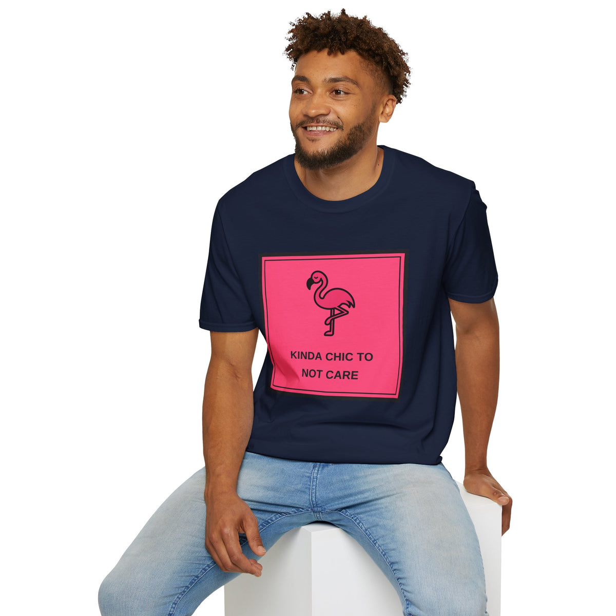 Flamingo 'Kinda Chic To Not Care' Graphic T-Shirt - Trending Now - August 2026
