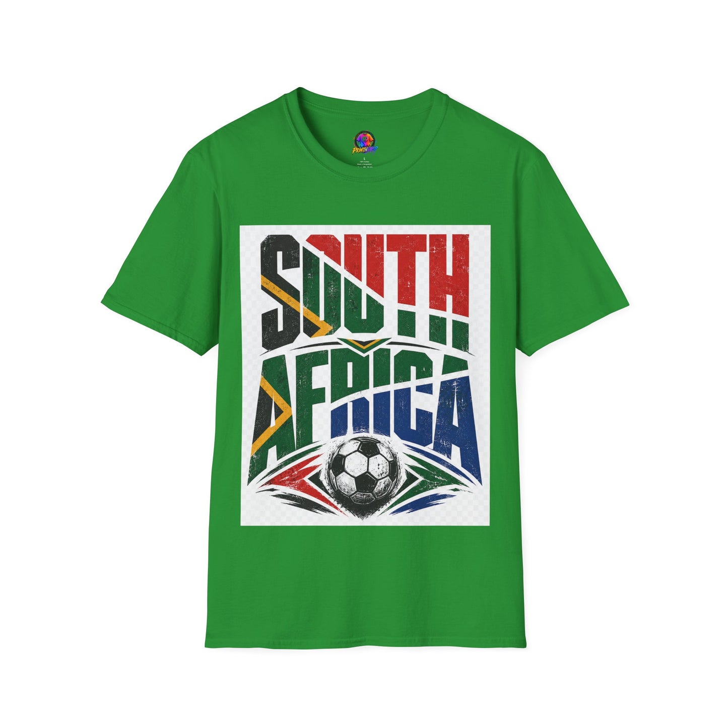 South Africa Soccer T-Shirt — Vintage Flag Football Fan Tee