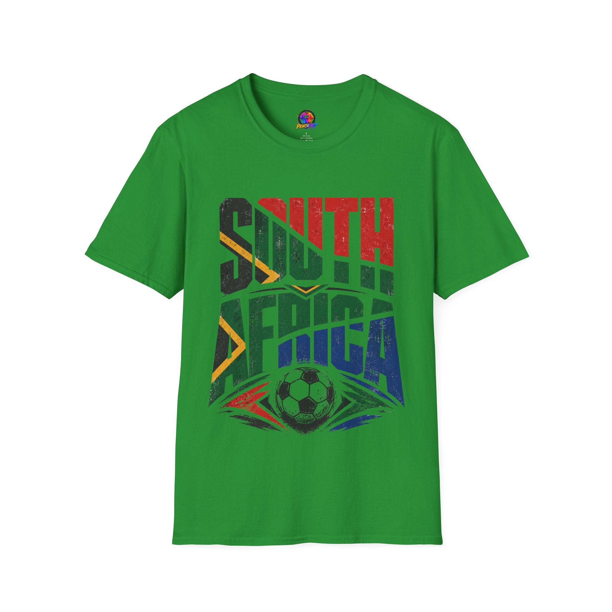 South Africa Soccer T-Shirt — Vintage Flag Football Fan Tee