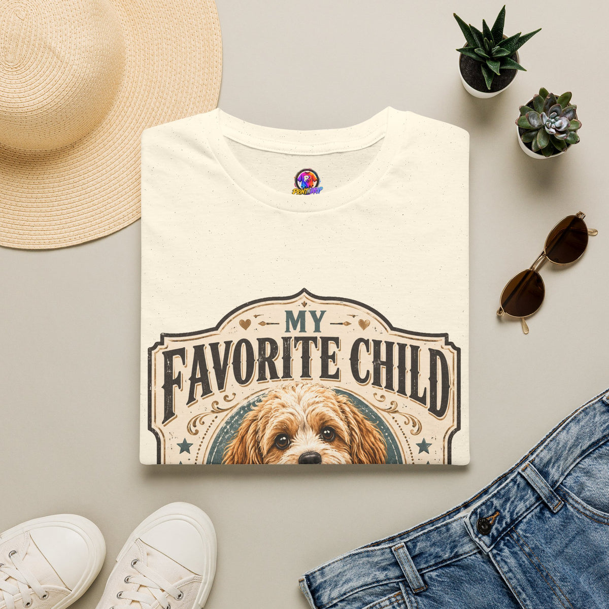 My Favorite Child Dog Mom Club T-Shirt — Cute Puppy Pet Lover Tee