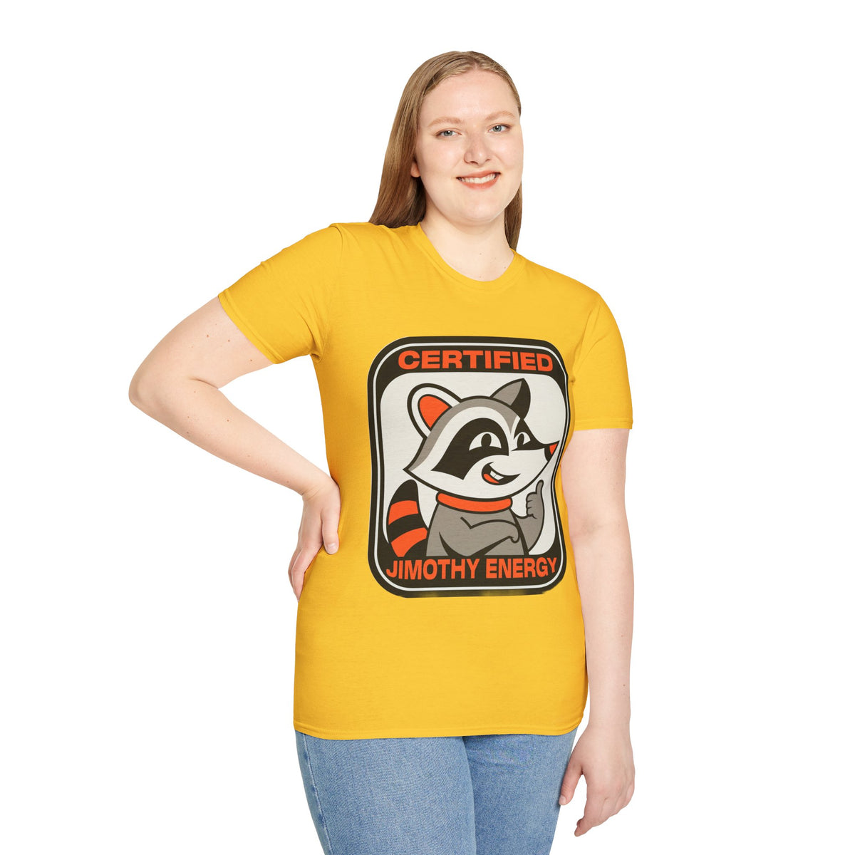 Certified Timothy Energies T-Shirt — Retro Raccoon Graphic Tee - Trending Now - August 2026