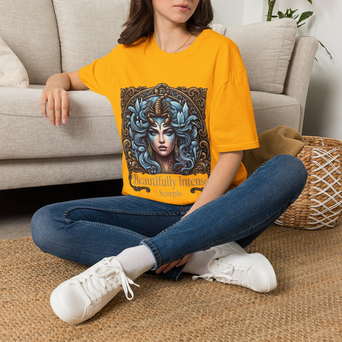 Scorpio Astrology T-Shirt — "Beautifully Intense" Zodiac Graphic Tee