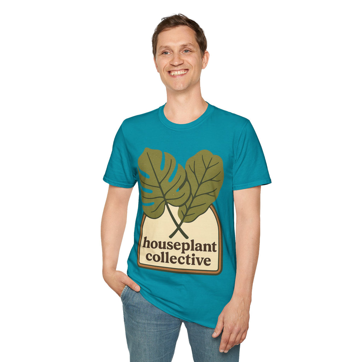 Houseplant Collective T-Shirt — Green Monstera Leaf Plant Lover Tee - Trending Now - September 2026