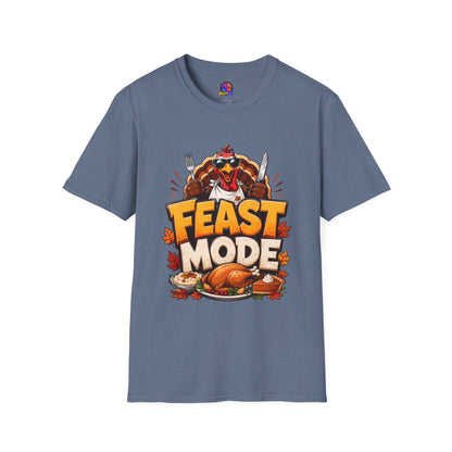 Feast Mode T-Shirt — Funny Thanksgiving Turkey Graphic Tee