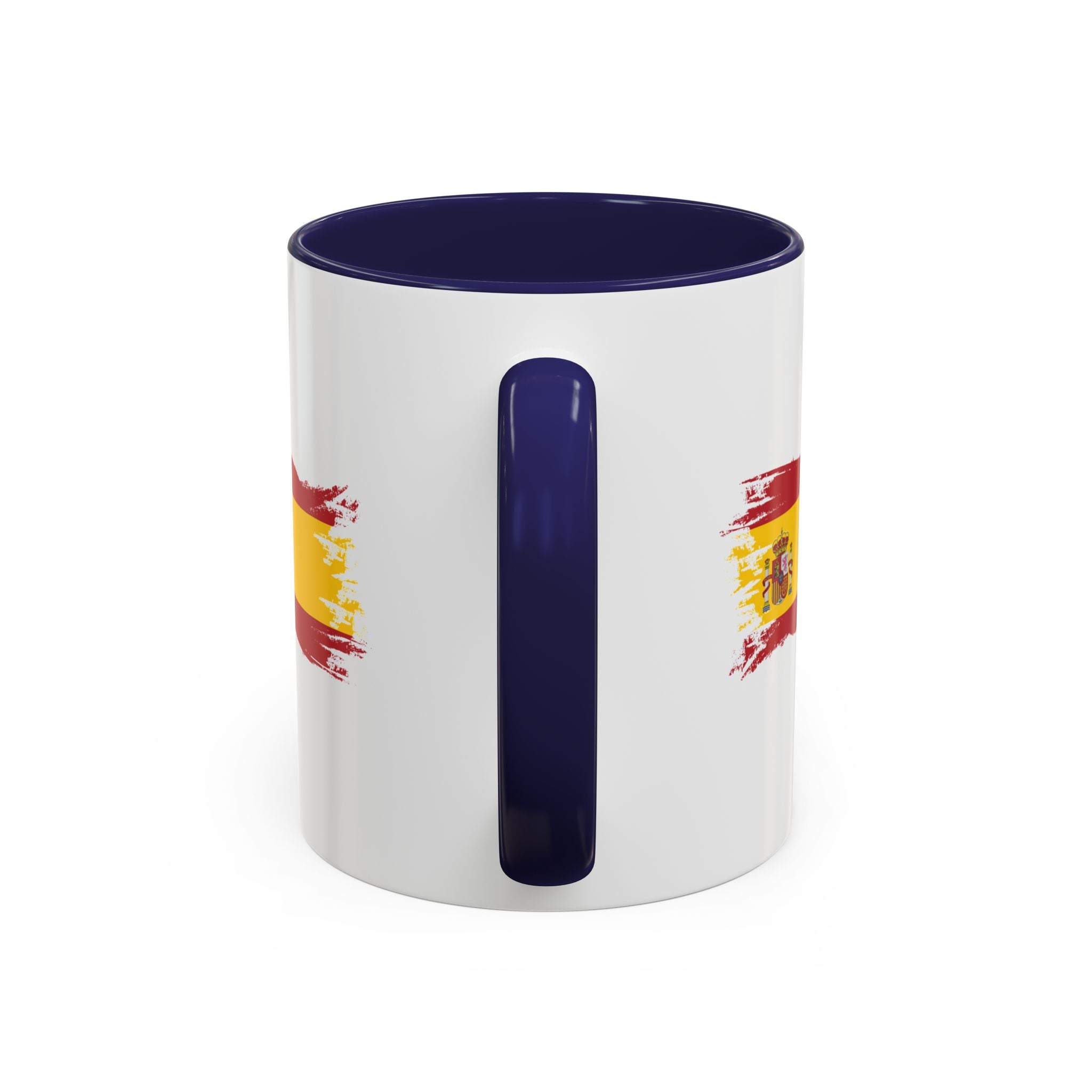 Spain Flag Coffee Mug — Spanish Brushstroke Accent Mug