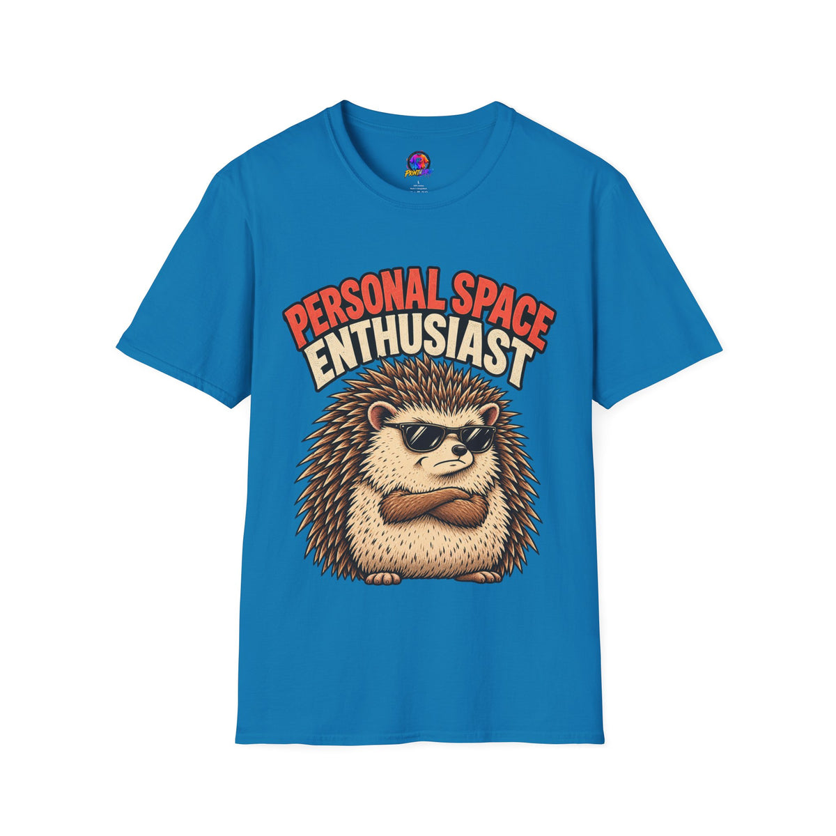 Personal Space Enthusiast T-Shirt — Funny Hedgehog Graphic Tee