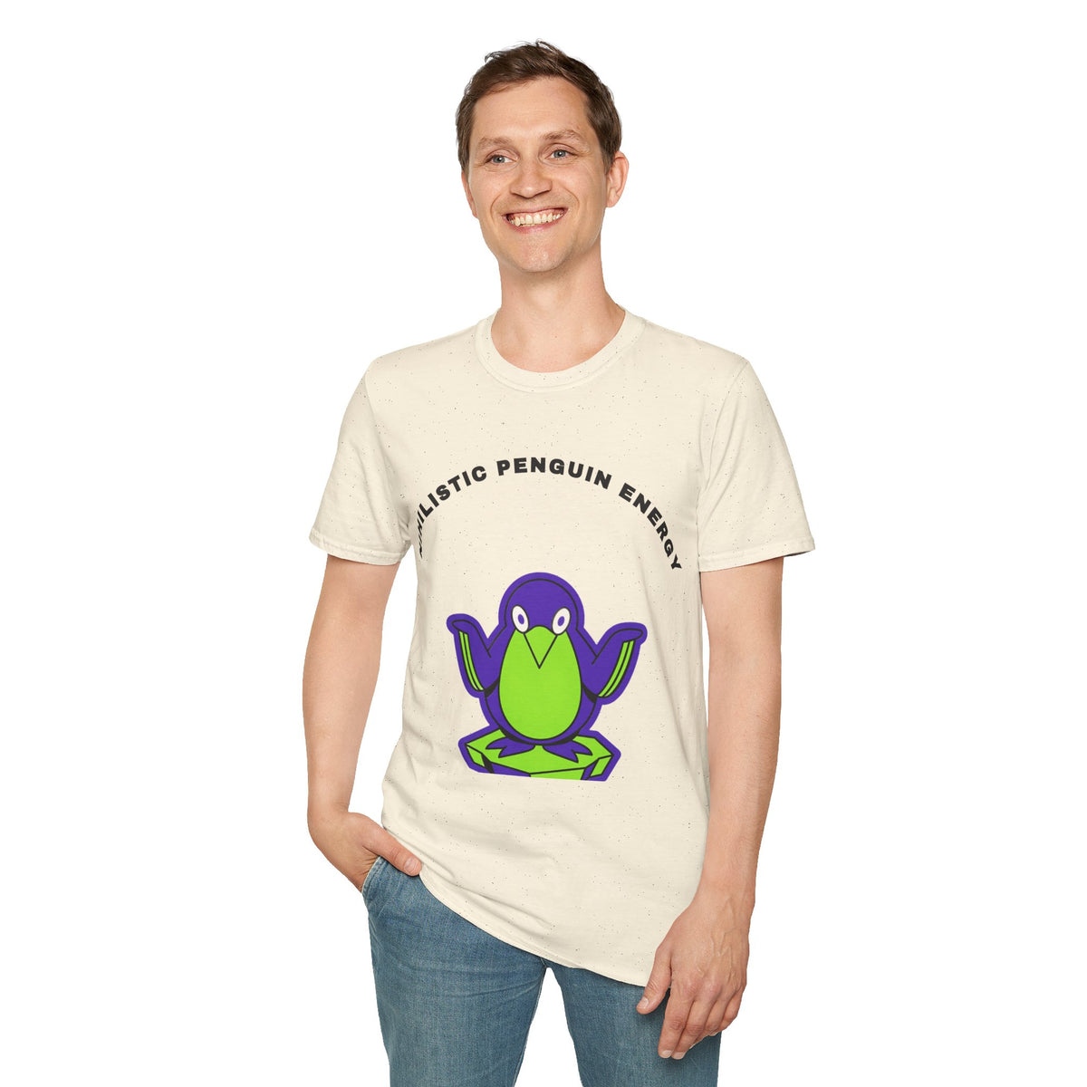 Penguin Energy T-Shirt — "Nihilistic Penguin Energy" Cute Cartoon Tee - Trending Now - September 2026