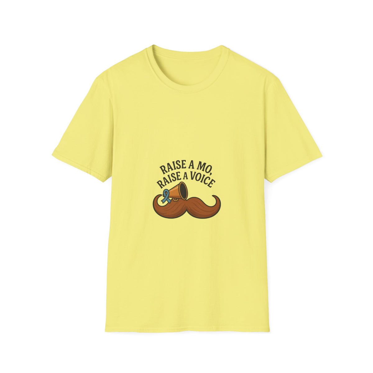 Raise a Mo, Raise a Voice Mustache T-Shirt - Trending Now - October 2026