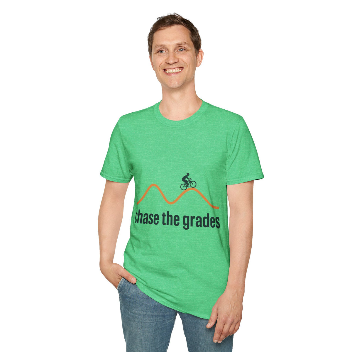 Chase The Grades Minimalist Trail T-Shirt, Inspirational Mountain Hiking Graphic Tee - Trending Now - September 2026