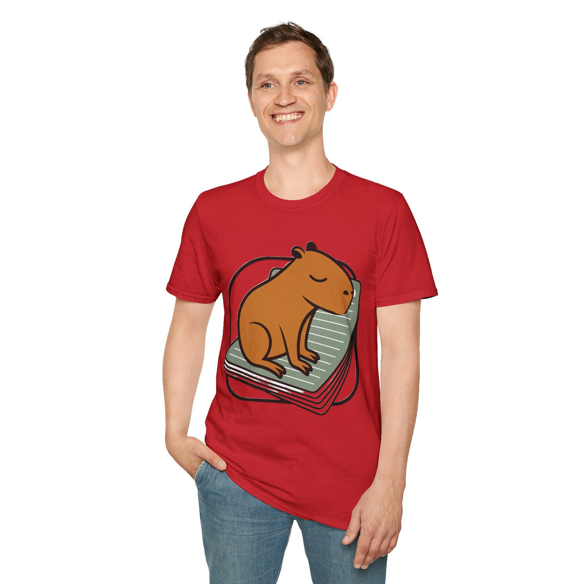 Capybara Nap T-Shirt — Cute Relaxed Capybara Illustration Tee - Trending Now - August 2026