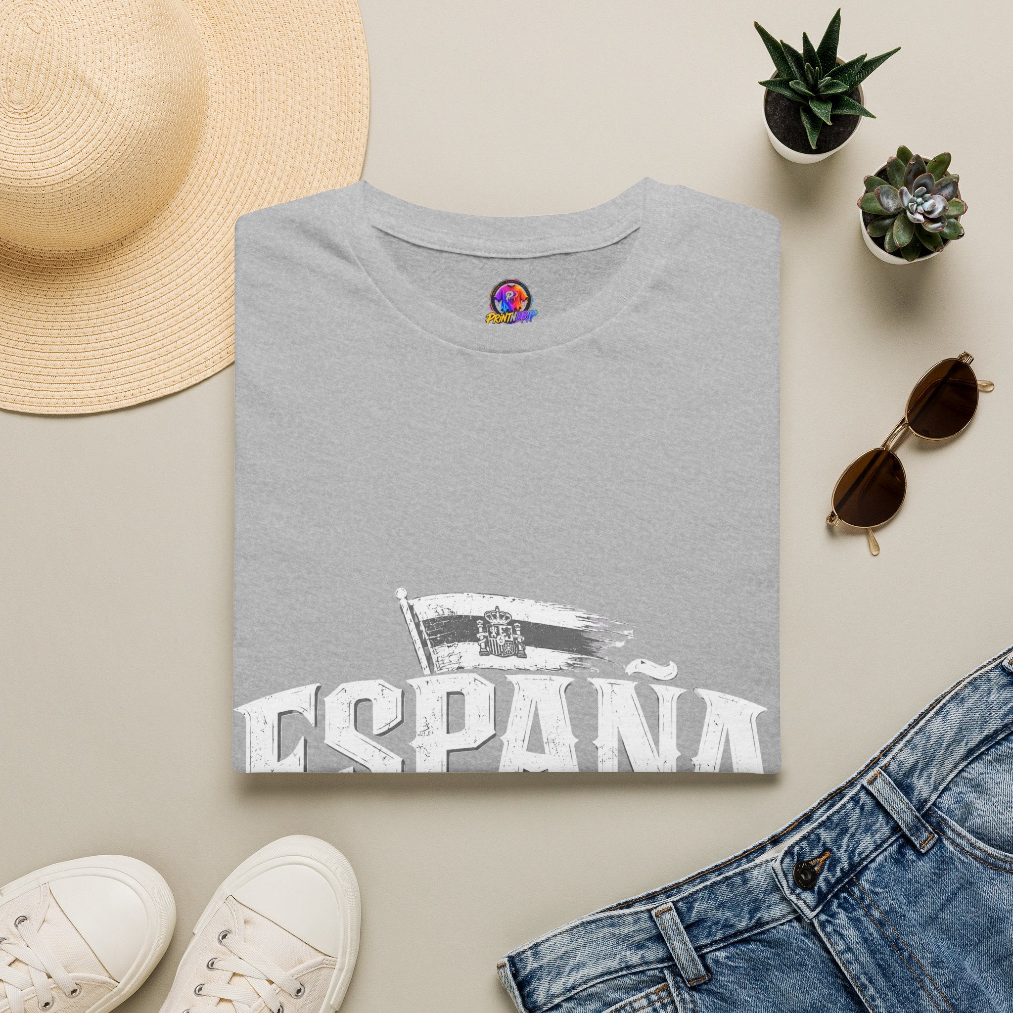 Spain Vintage T-Shirt — Retro Spanish Flag Tee