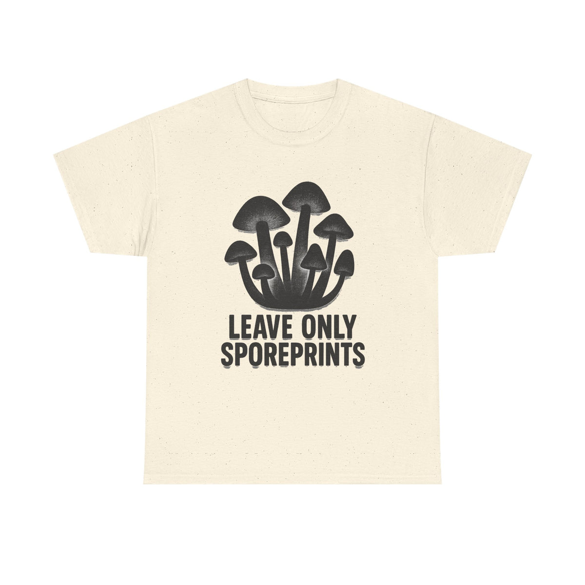 Mushroom Tee — "Leave Only Sporeprints" Eco Nature Graphic Shirt - Trending Now - August 2026