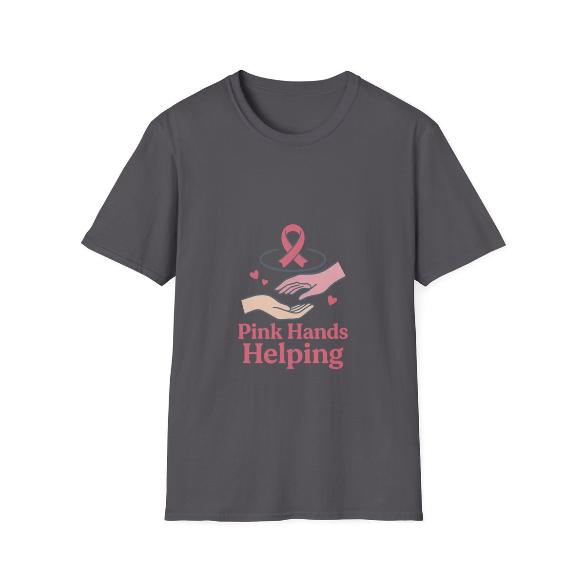 Breast Cancer Support T-Shirt — Pink Hands Helping Tee - Trending Now - October 2026
