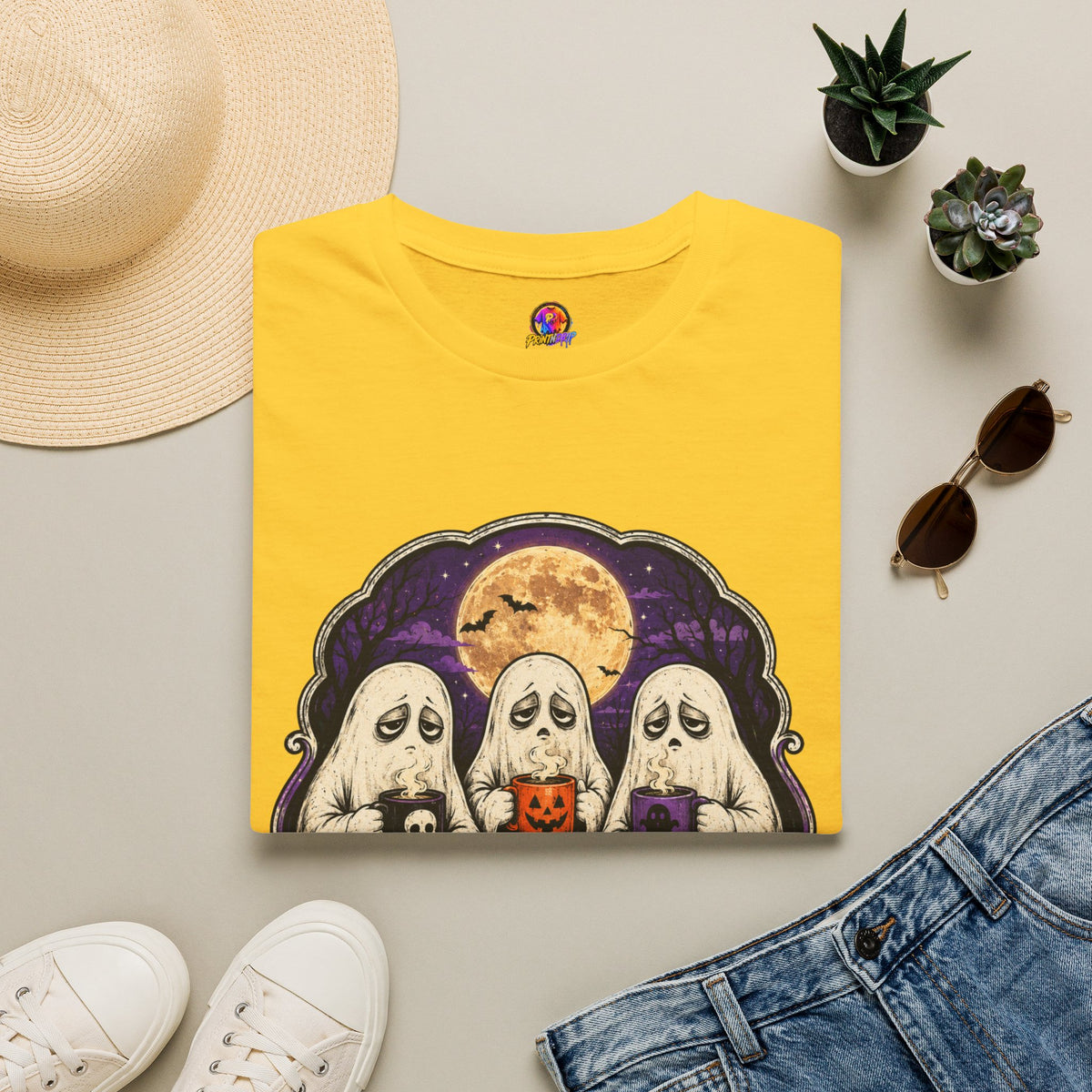 Halloween Low Energy High Spirit Unisex Softstyle T-Shirt