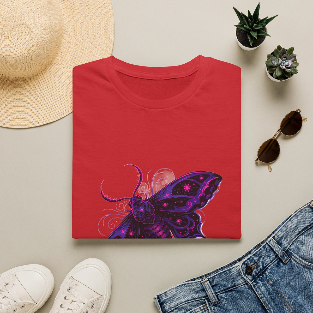 Dream Girl Wallahi Moth T-Shirt - Celestial Goth Graphic Tee - Trending Now - September 2026
