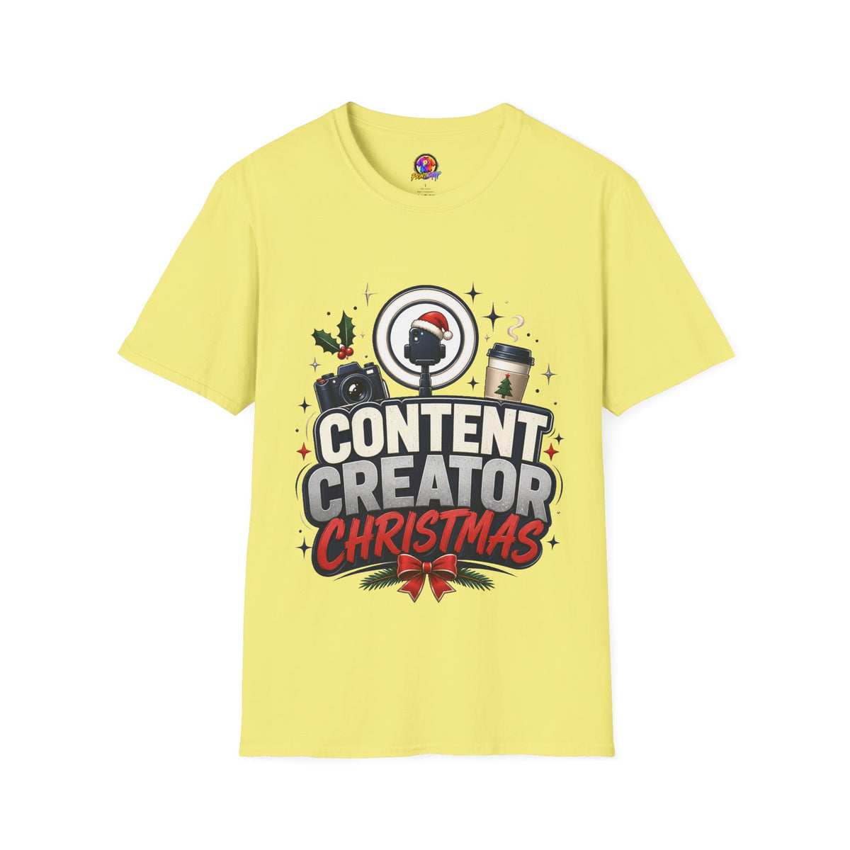 Content Creator Christmas T-Shirt