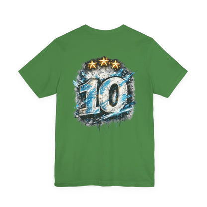 Buenos Aires Nights T‑Shirt — '10' Grunge Graphic Tee - Argentina No. 10