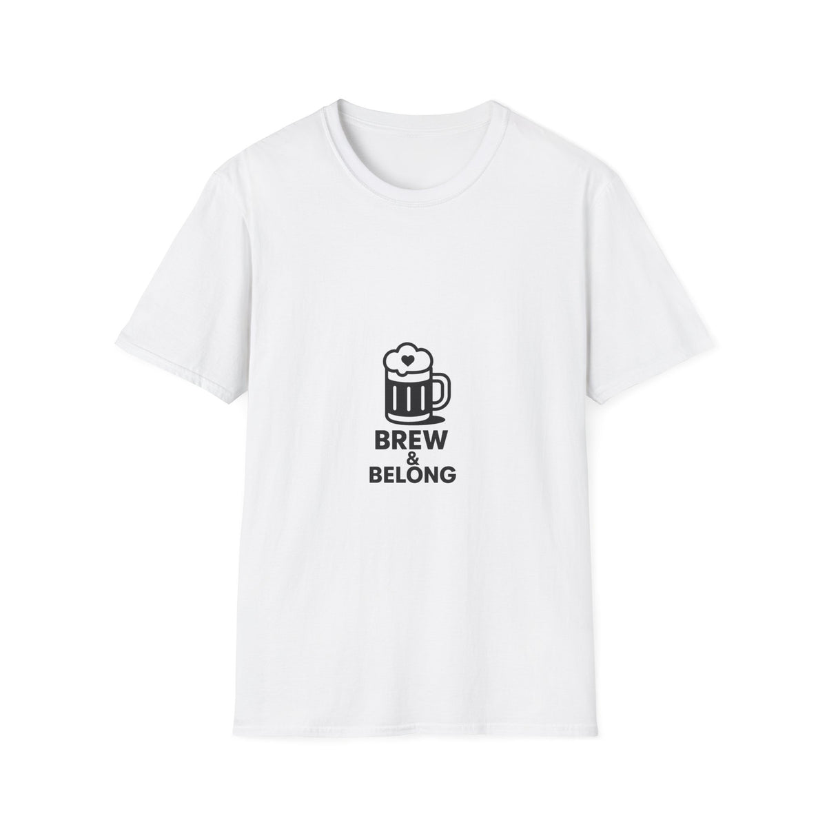 Brew And Belong Minimalist Beer Graphic Tee, Funny Pub Typography T-Shirt - Trending Now - September 2026