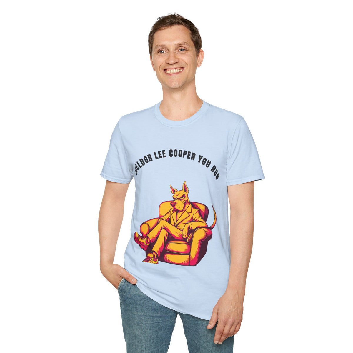 T-Shirt — "Sheldon Lee Cooper You Dog" Vintage Chill Dog Illustration - Trending Now - September 2026
