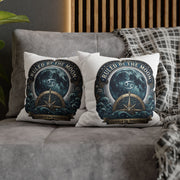 Ruled by the Moon Cancer Zodiac Pillowcase — 'Guided by Intuition' Decorative Throw Pillow Cover