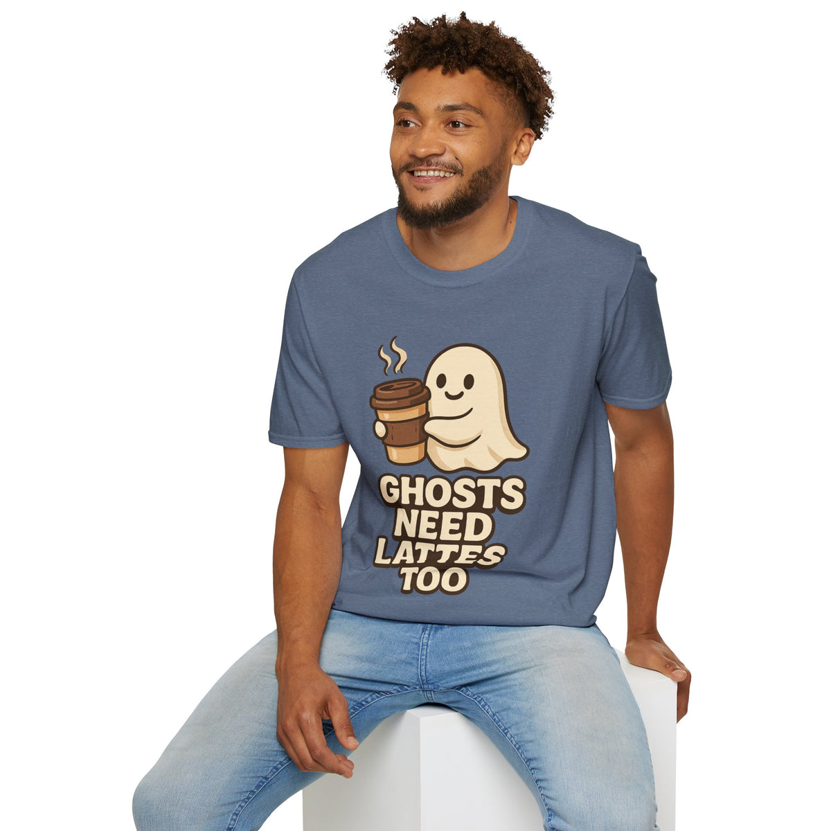 Ghosts Need Lattes Too T-Shirt - Trending Now - August 2026