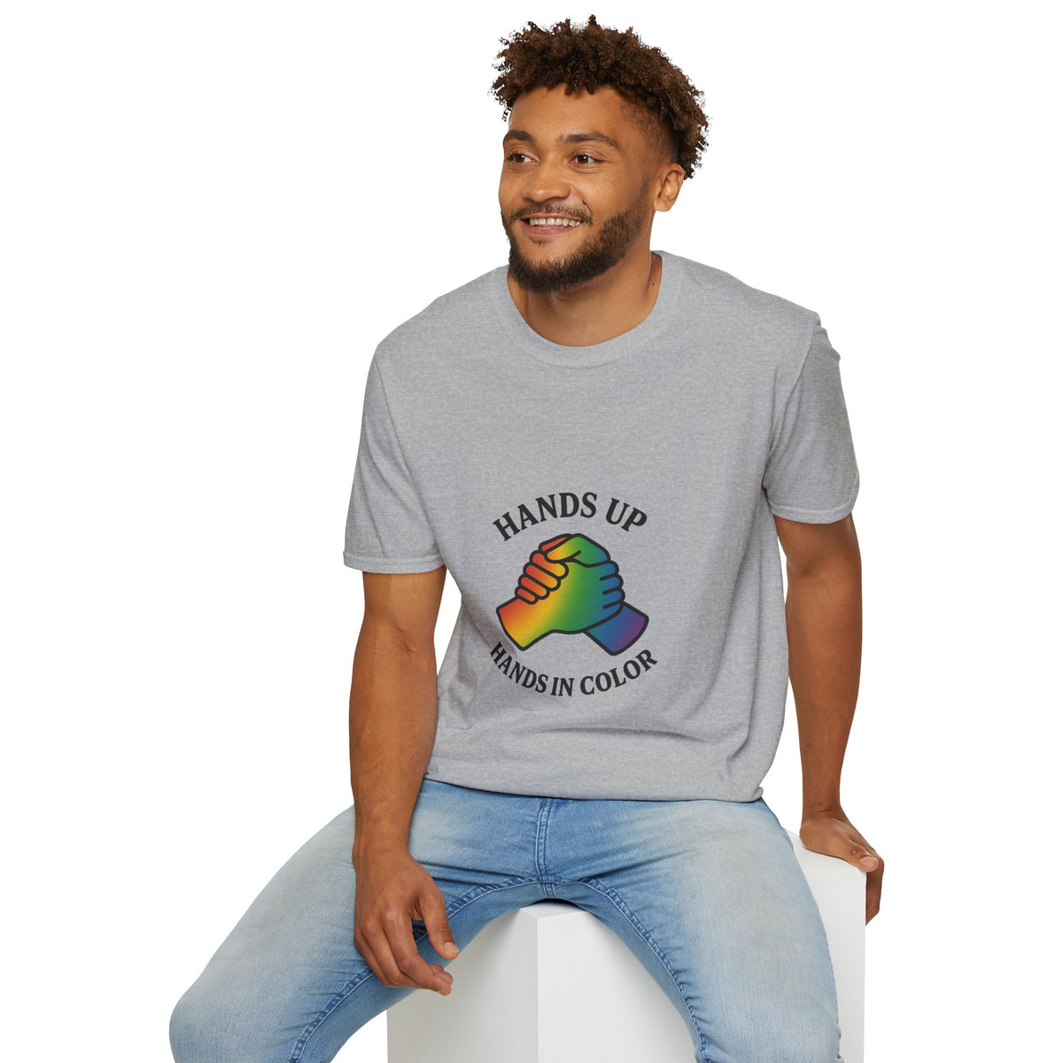 Hands Up Rainbow Hands in Color T-Shirt - Trending Now - October 2026