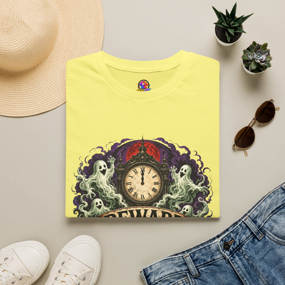 Halloween Beware Of Midnight Unisex Softstyle T-Shirt