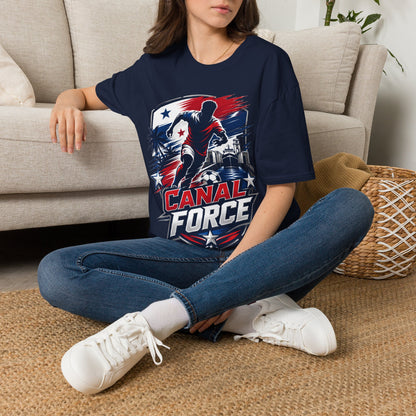 Canal Force Soccer T-Shirt - Patriotic Player Graphic Tee - Panama Shirt