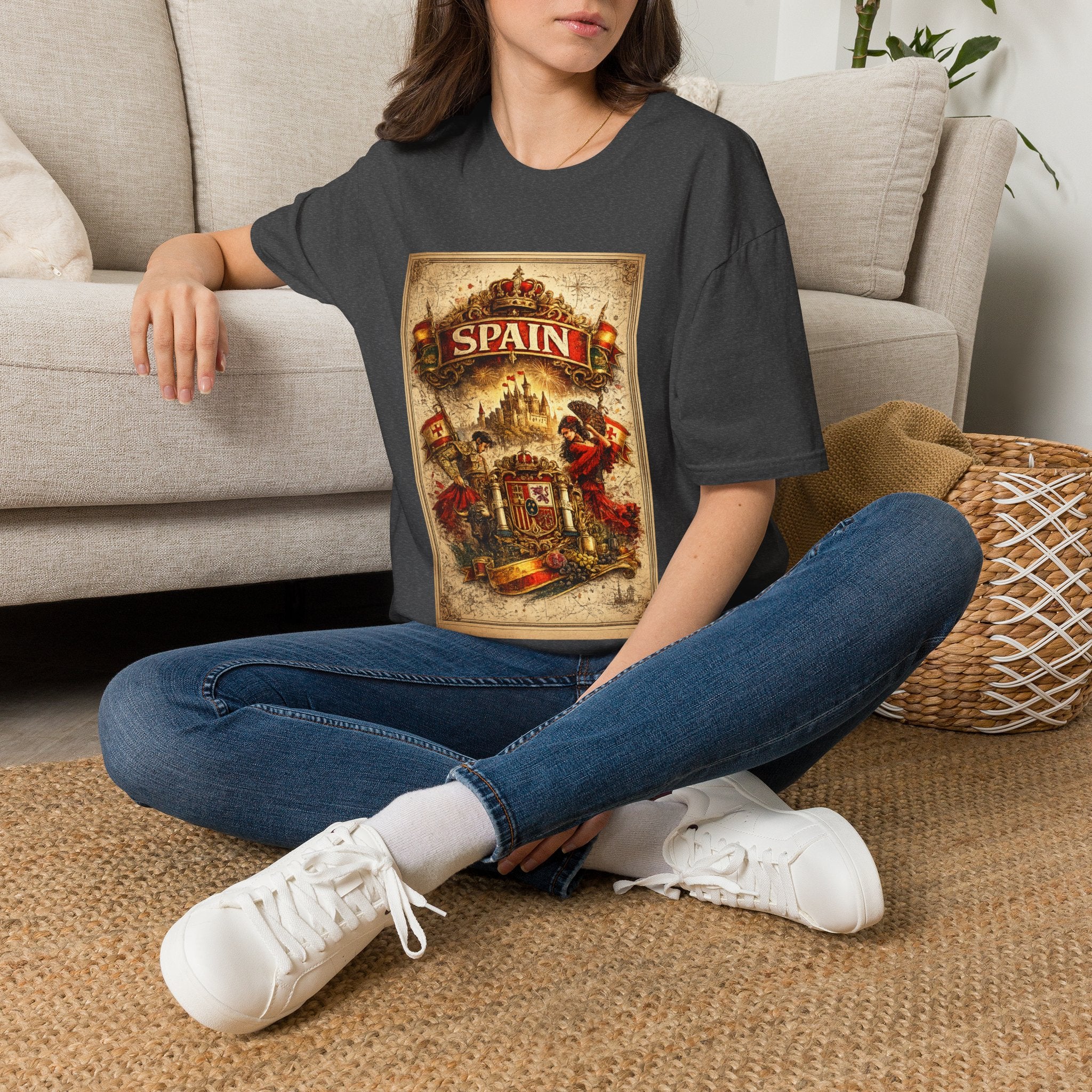 Spain Vintage Travel Graphic T‑Shirt — Retro Spanish Landmark Tee
