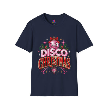 Disco Christmas T-Shirt — Retro Glitter Ornament Holiday Tee