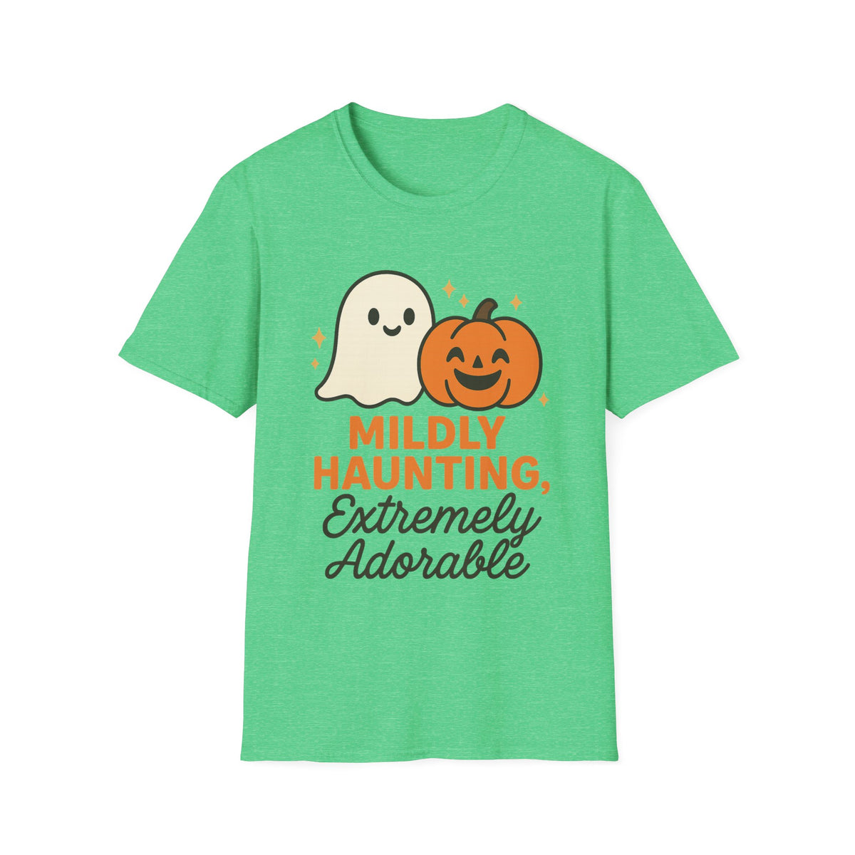 Mildly Haunting Extremely Adorable Ghost T-Shirt, Cute Halloween Pumpkin Tee - Trending Now - September 2026